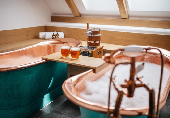Wellness a pivní lázně